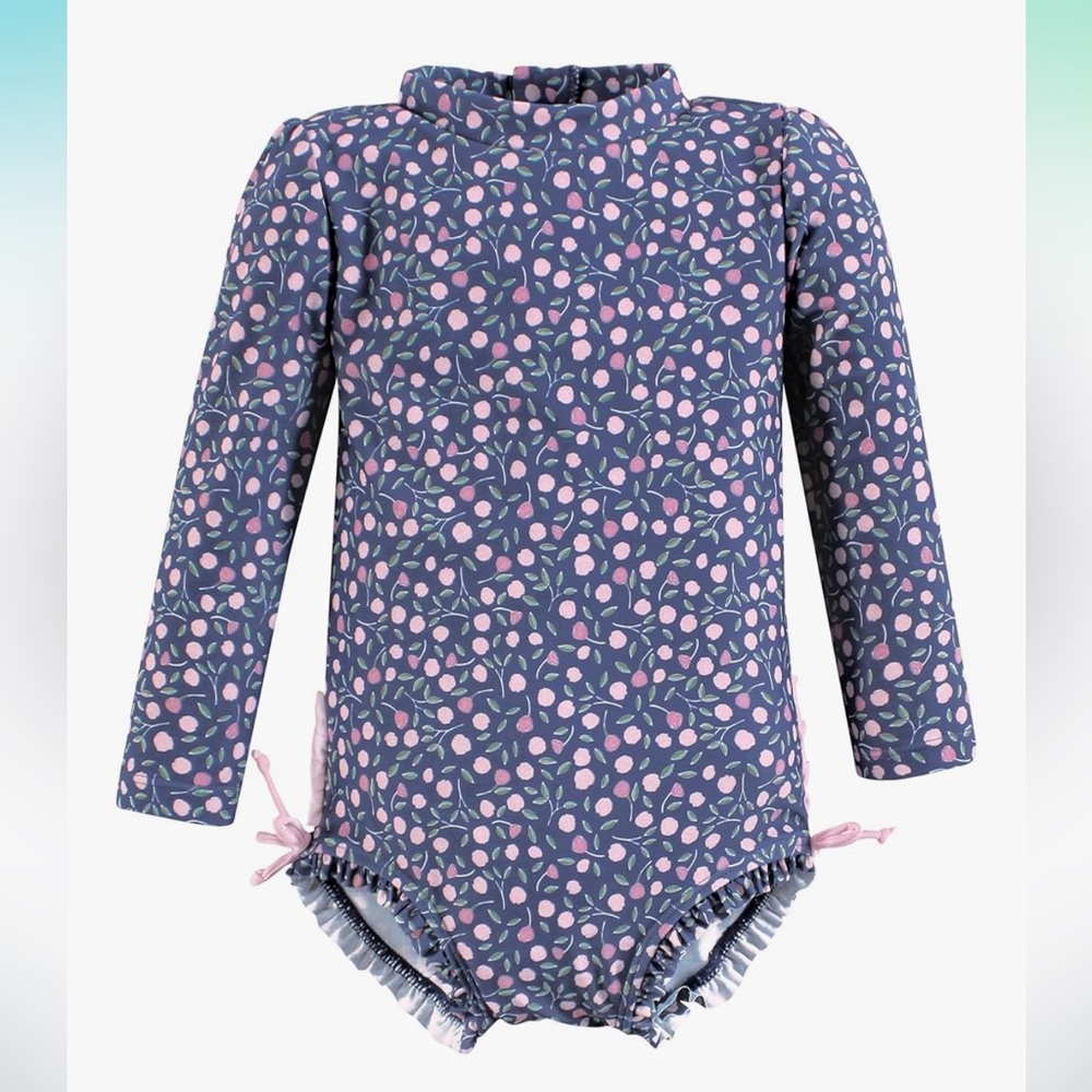 Hudson Baby Girls' Baby and Toddler Swimsuit